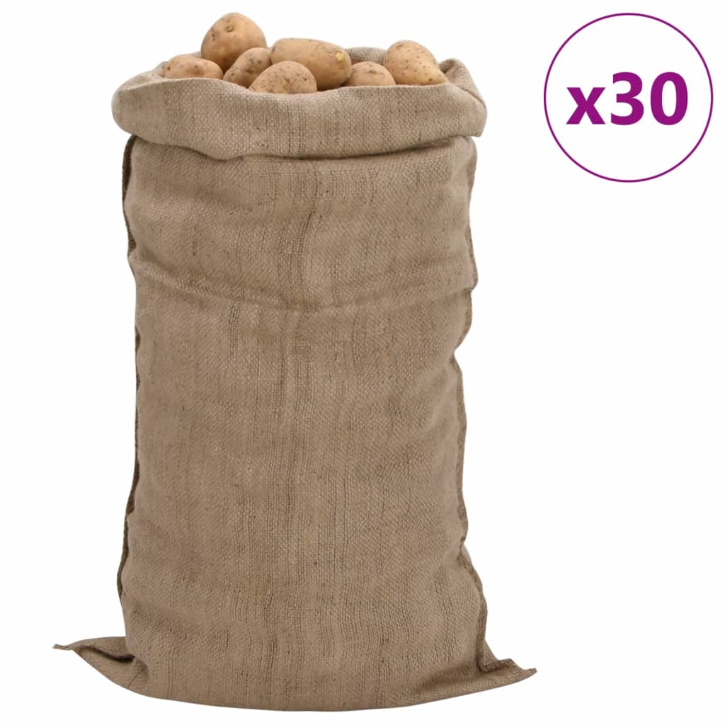 vidaXL Jutesäcke 5 Stk. 60x105 cm 100% Jute 340 g/m²