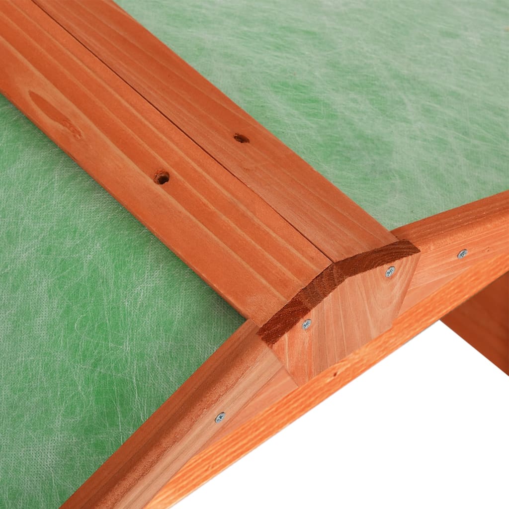 vidaXL Roboter-Rasenmäher Garage 72x87x50 cm Massivholz Tanne