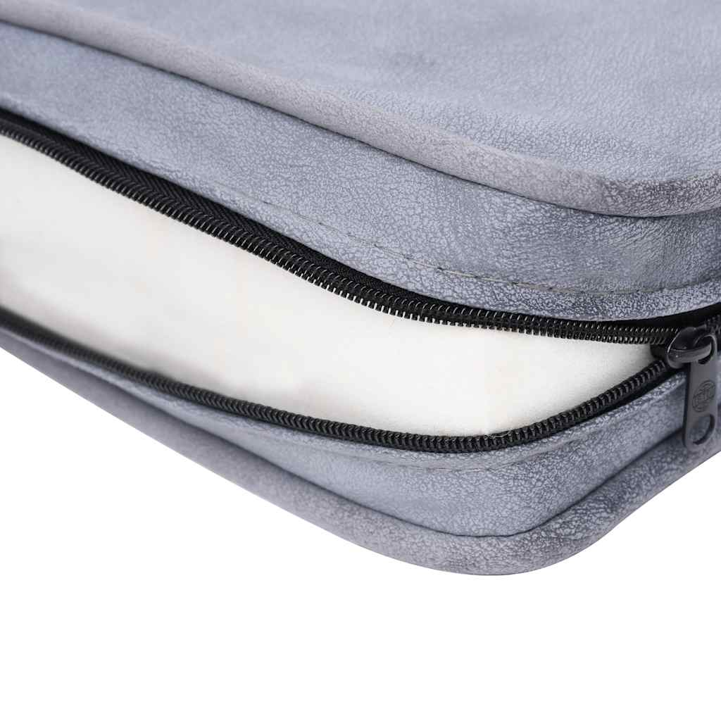 vidaXL Hundesofa Grau 57x34x36 cm Plüsch