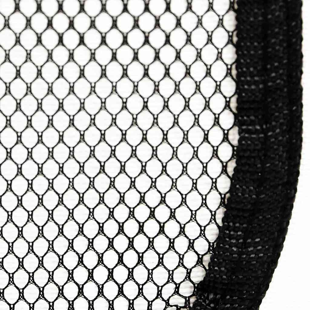 vidaXL Faltbarer Welpenlaufstall mit Tragetasche Schwarz 90x90x58 cm