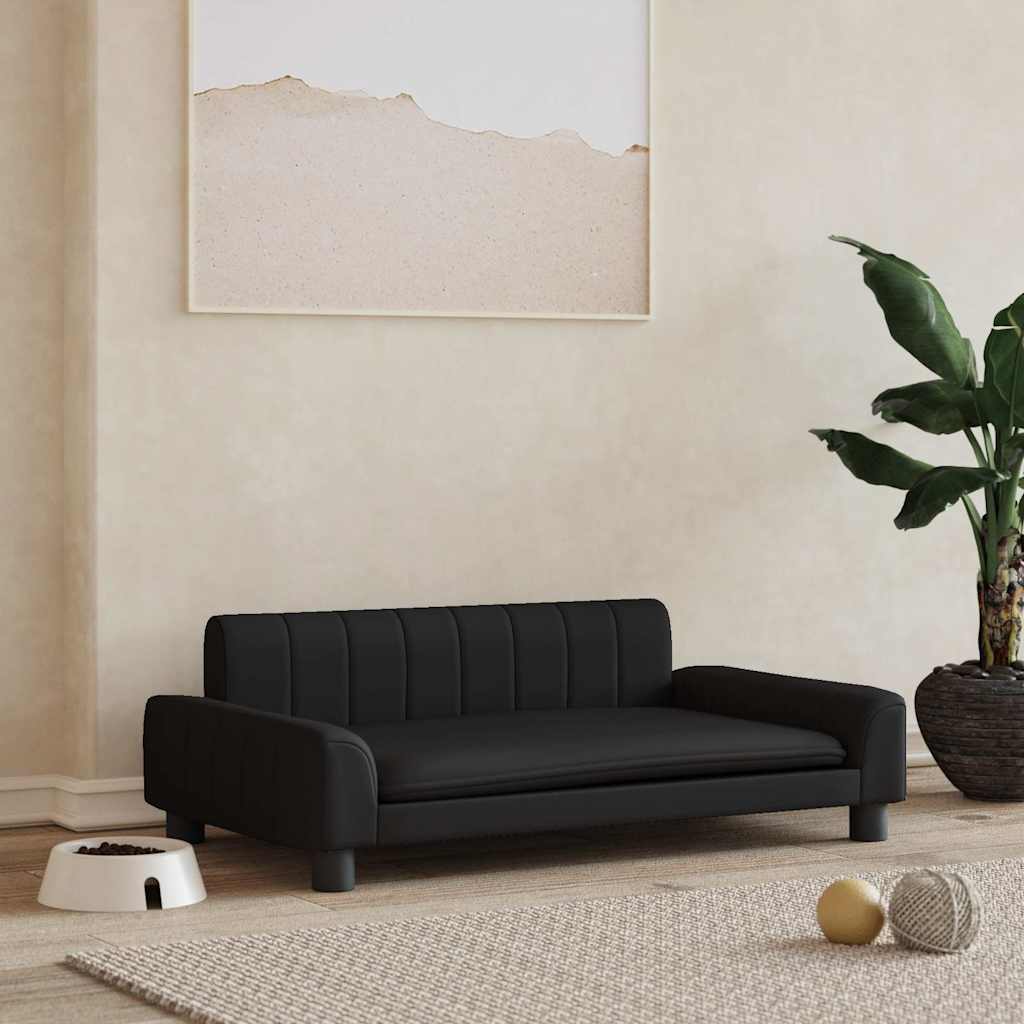 vidaXL Hundebett Creme 90x53x30 cm Stoff