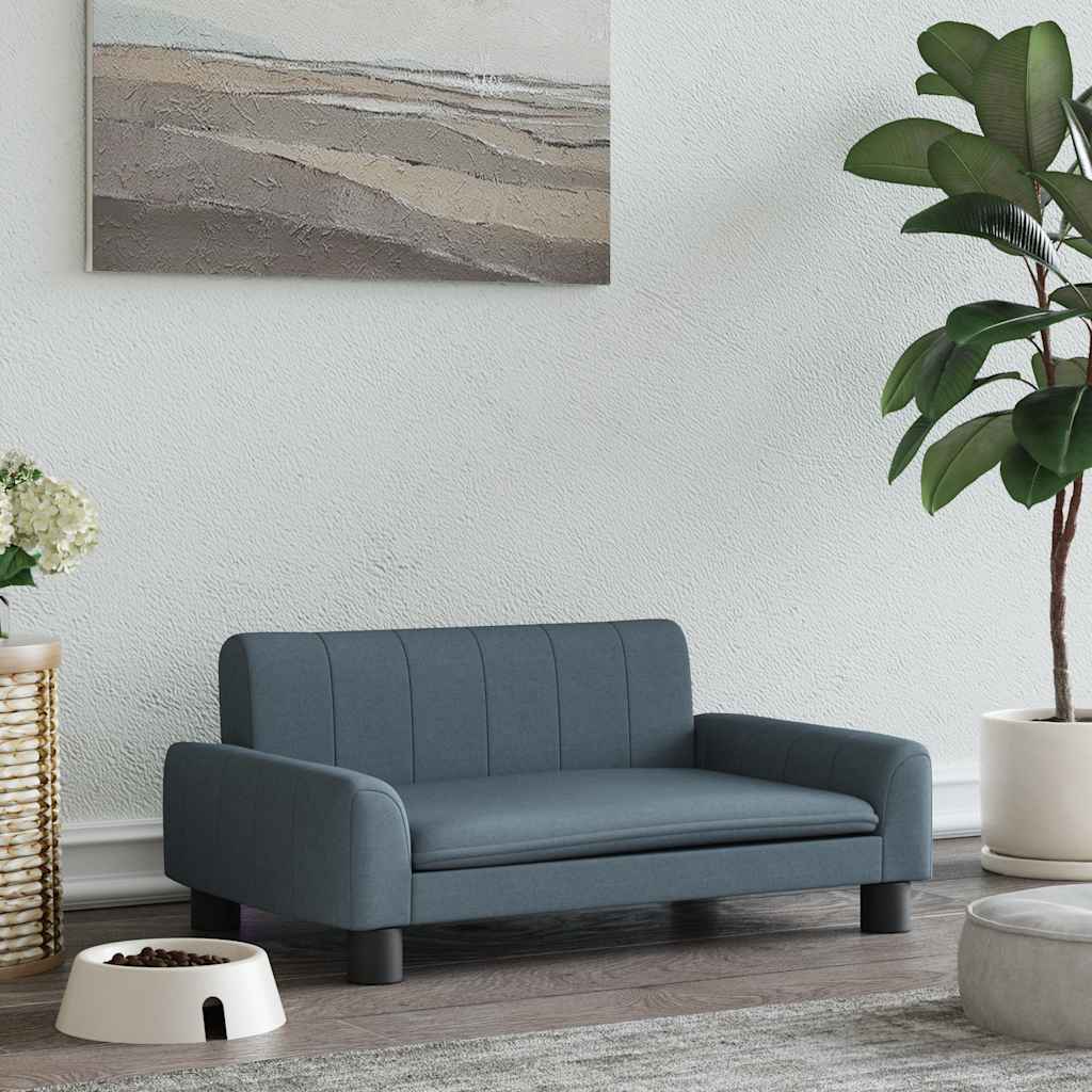 vidaXL Hundebett Creme 90x53x30 cm Stoff