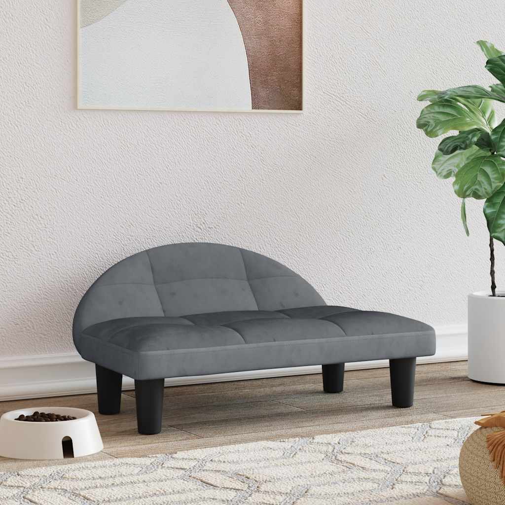 vidaXL Hundebett Creme 70x52x30 cm Stoff