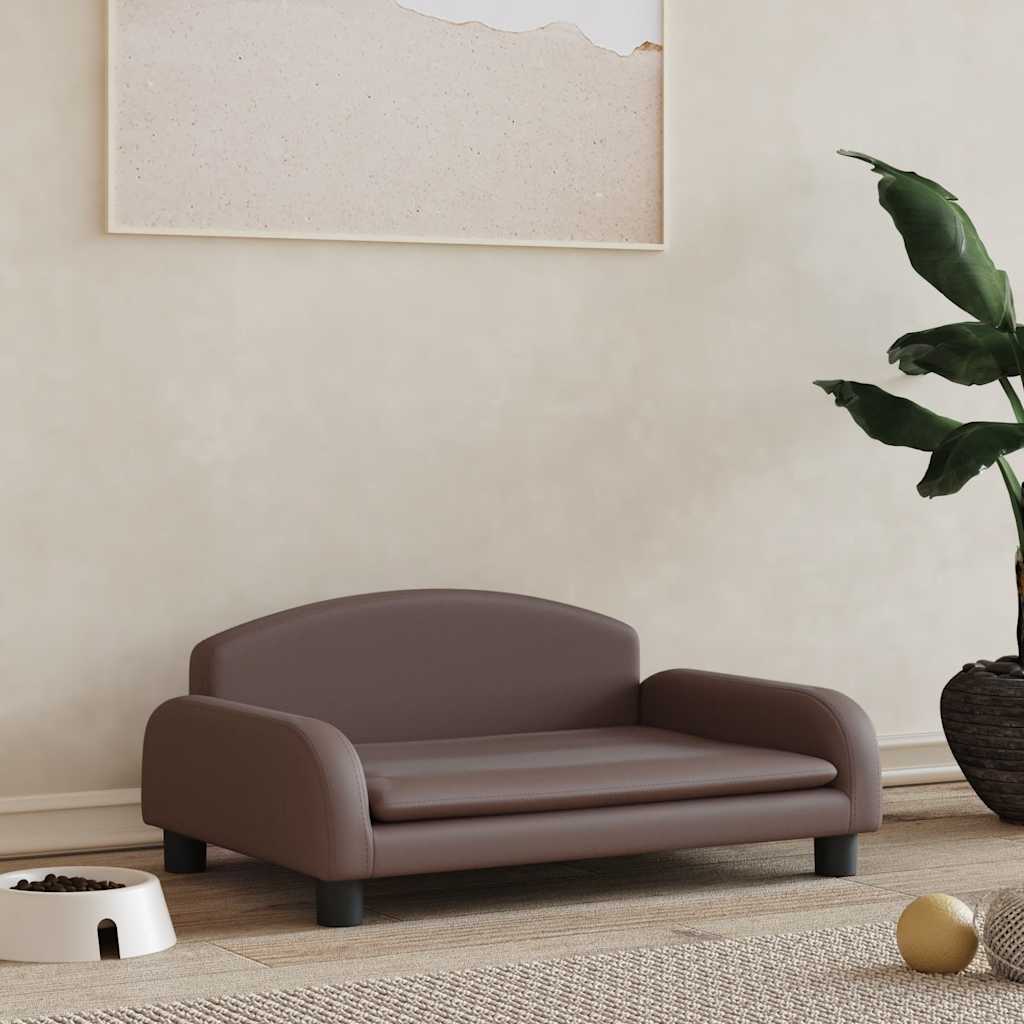 vidaXL Hundebett Creme 70x45x30 cm Stoff