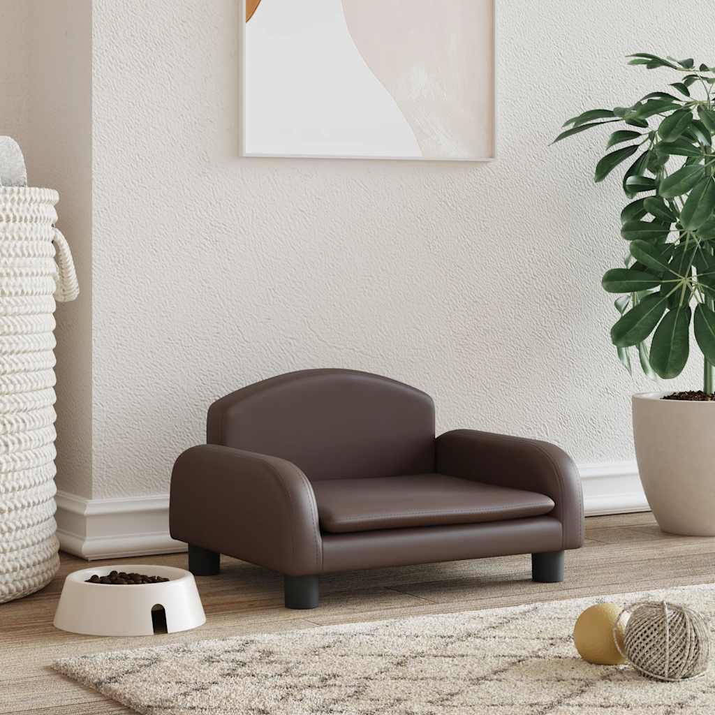 vidaXL Hundebett Creme 70x45x30 cm Stoff