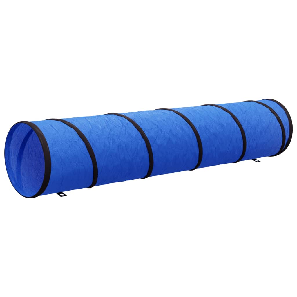 vidaXL Hundetunnel Blau Ø 40x200 cm Polyester