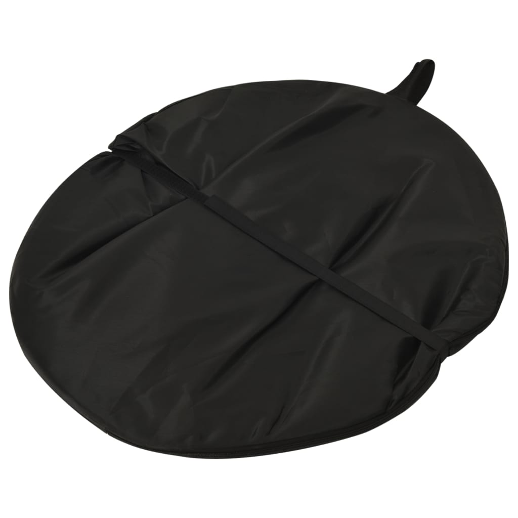 vidaXL 2-in-1 Foto-Hintergrund Oval Grün Blau 200x150 cm