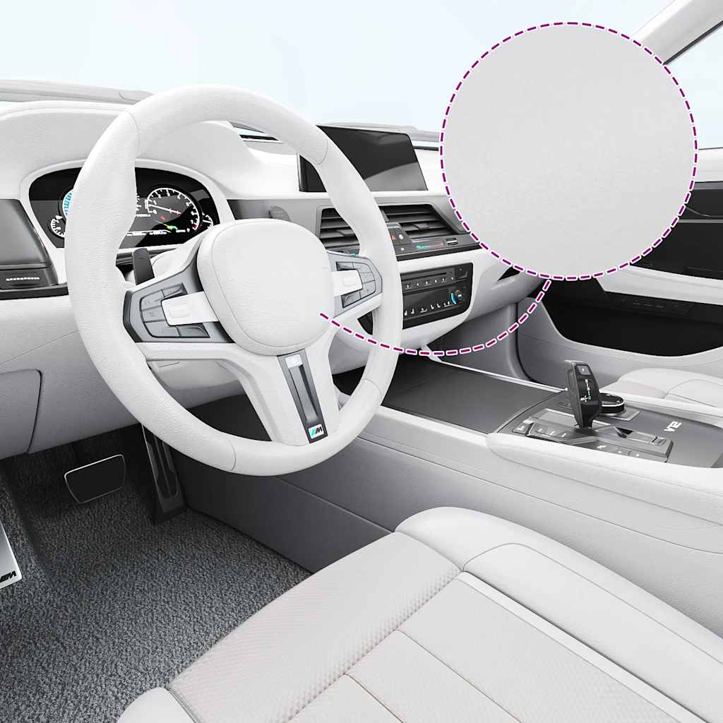 Autofolie Matt Weiß 200x152 cm Wasserdicht Blasenfrei