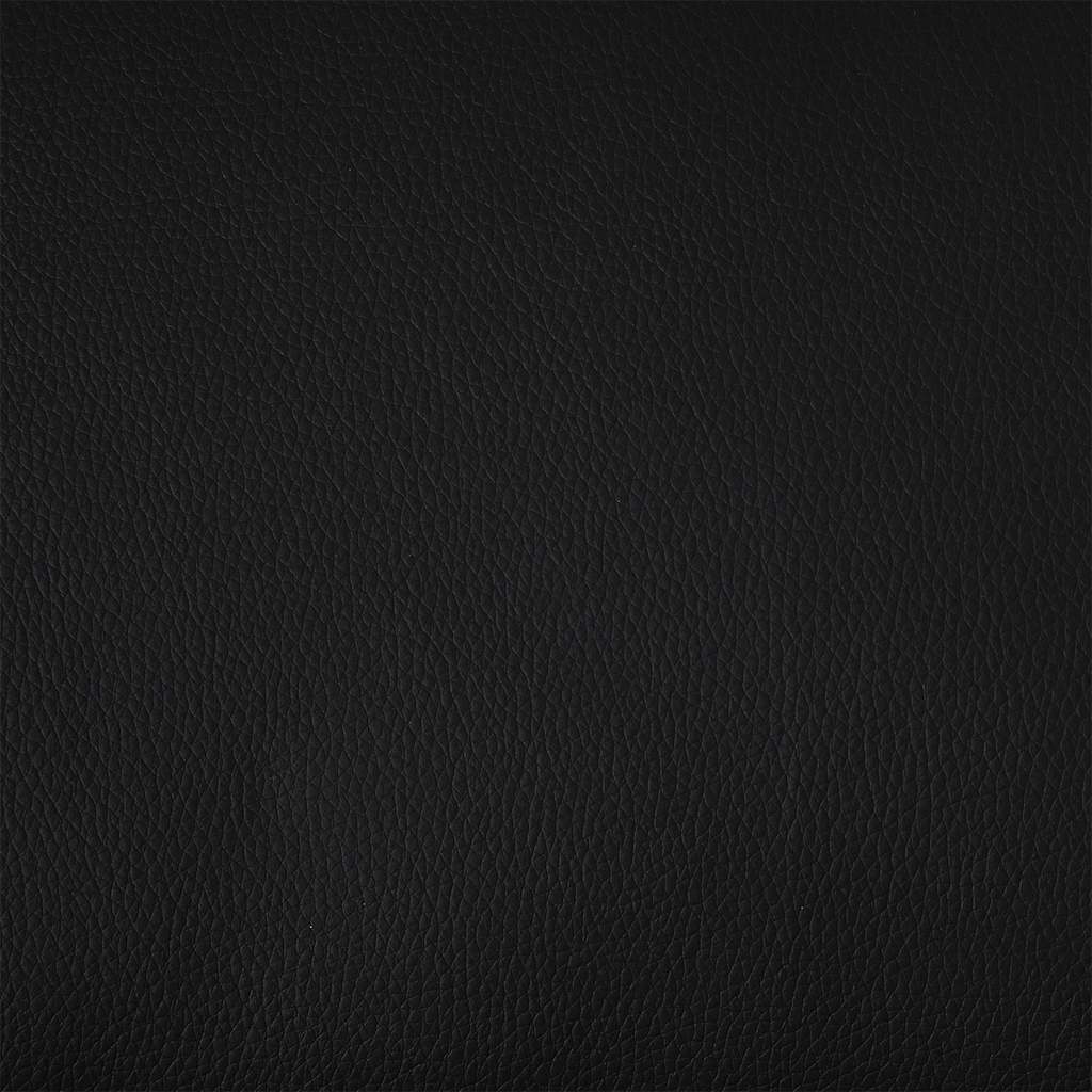 vidaXL Würfel-Sessel Schwarz Kunstleder