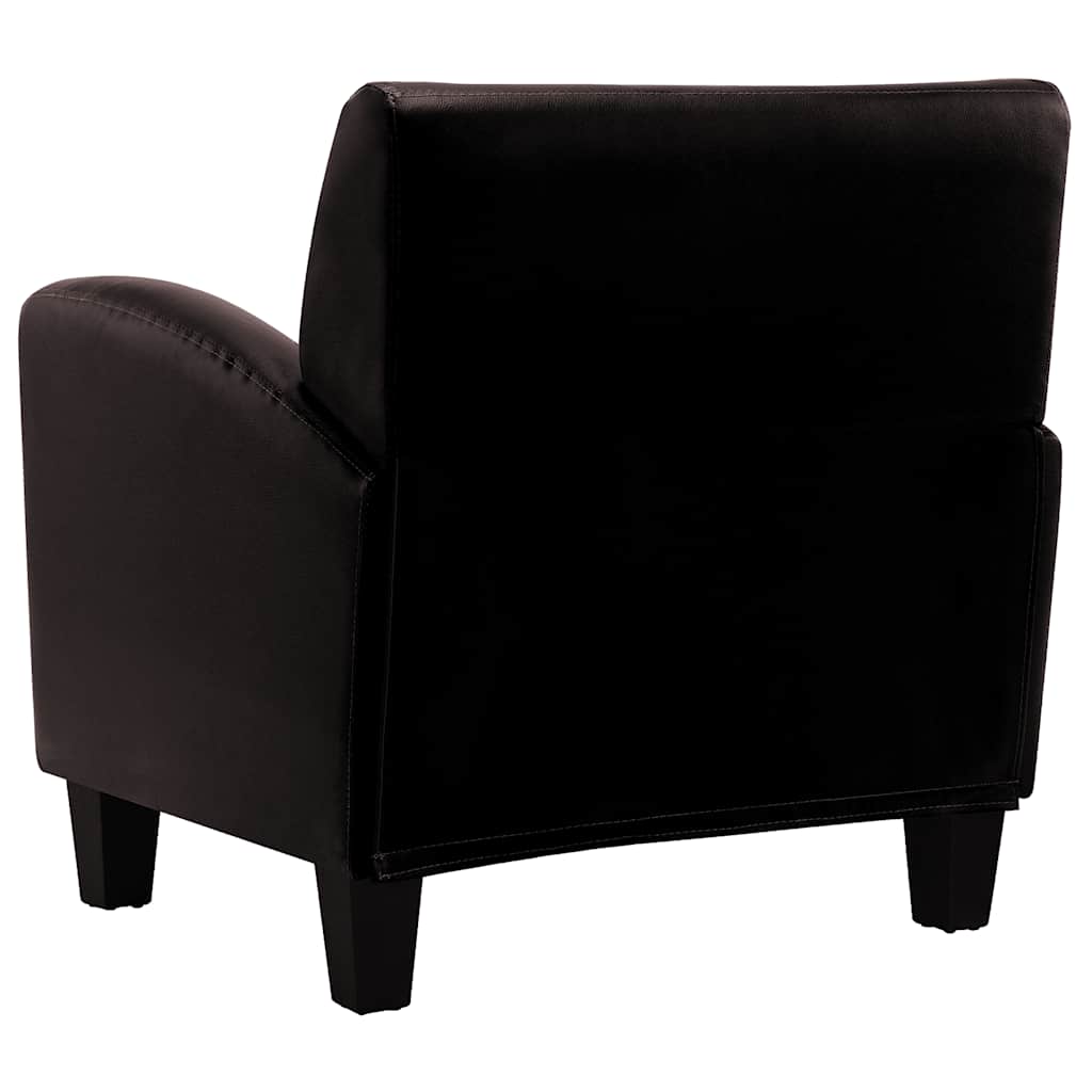 vidaXL Sessel Dunkelbraun Kunstleder