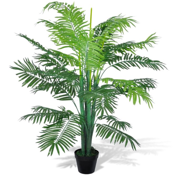 vidaXL Naturgetreue Künstliche Cycus-Palme mit Topf 80 cm