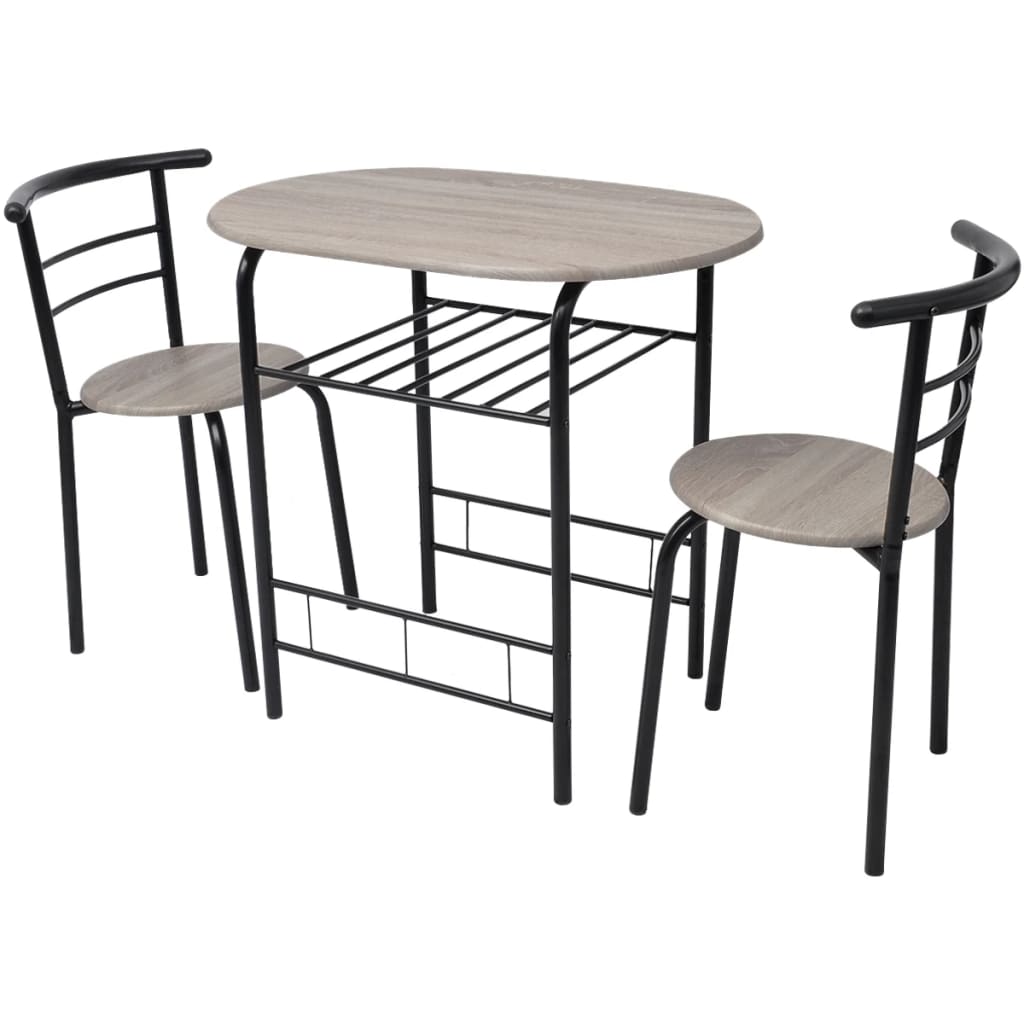 vidaXL Frühstückstisch Bar-Set MDF