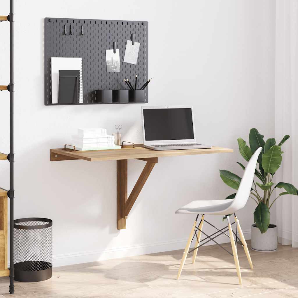 vidaXL Wandklapptisch Eiche 100x60 cm