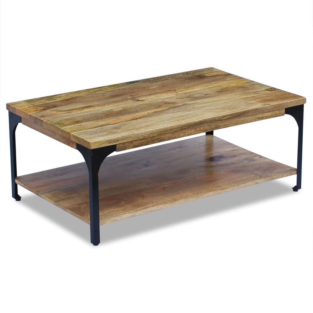 vidaXL Couchtisch Mangoholz 100x60x38 cm