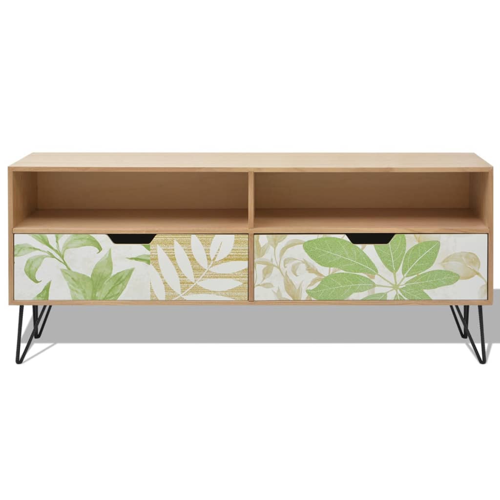 vidaXL TV-Schrank MDF 120x30x50 cm Braun