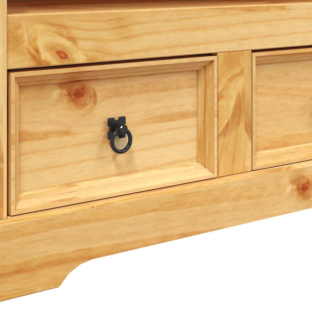 vidaXL TV-Schrank Mexiko-Stil Kiefernholz 91x43x56 cm