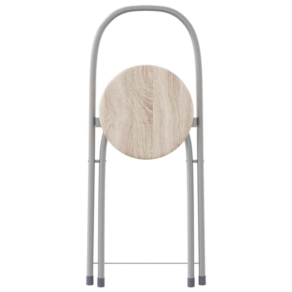 vidaXL Ausklappbarer Esstisch fünfteilig MDF