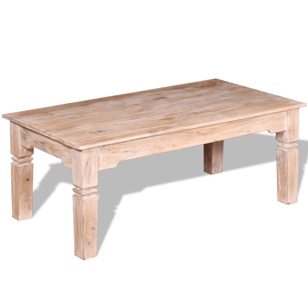 vidaXL Couchtisch Massivholz 110x60x45 cm
