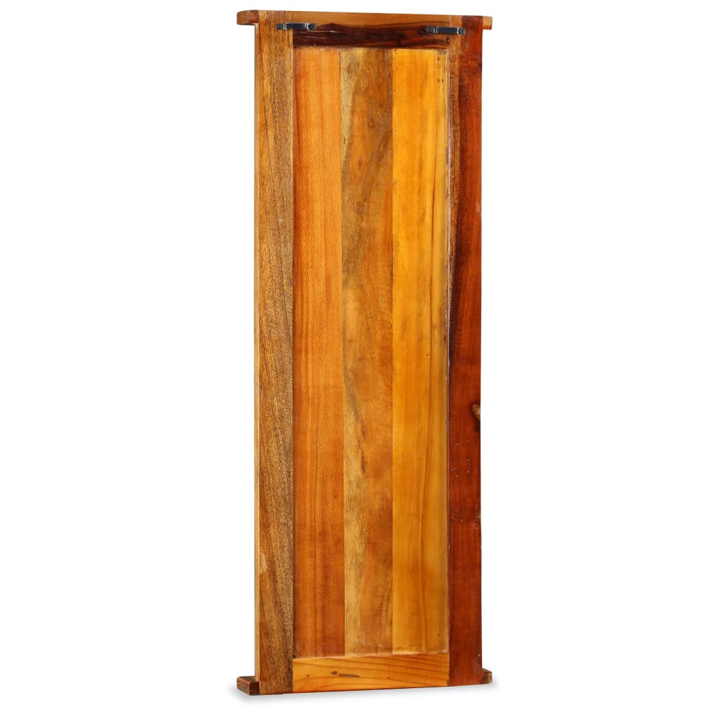 vidaXL Wandgarderobe 2 Stk. Altholz Massiv 38x100 cm