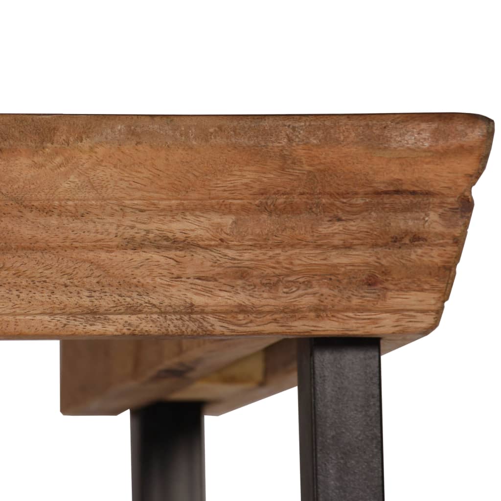 vidaXL Sideboard mit Ablagen Massivholz Mango 65x30x180 cm