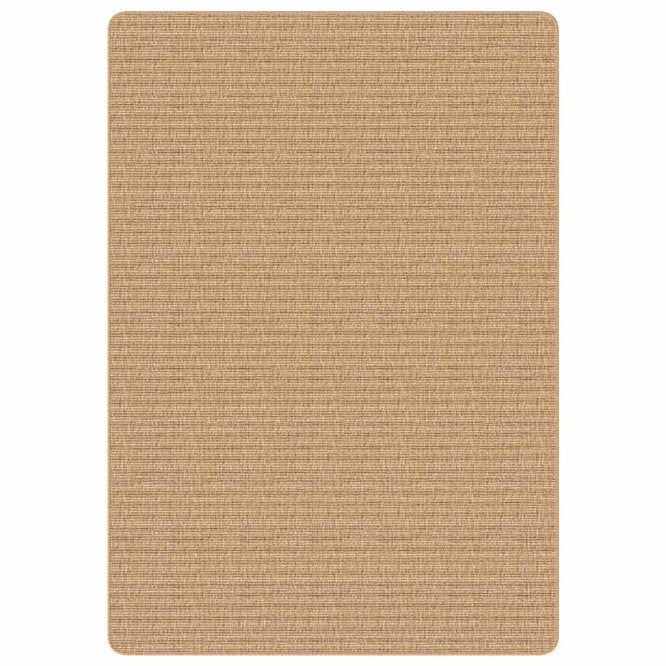 vidaXL Teppich Jute mit Latexrücken 80x160 cm Natur