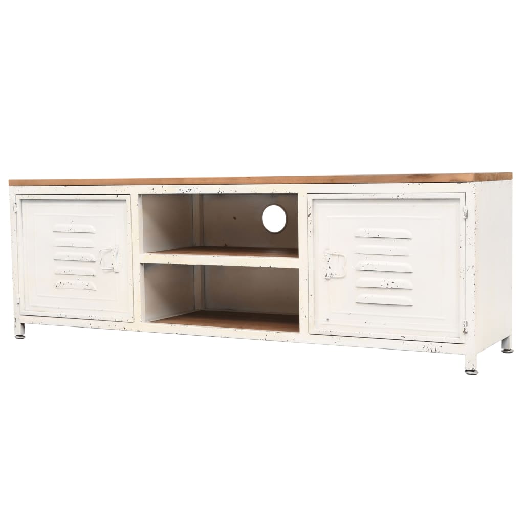 vidaXL TV-Schrank 120x30x40 cm Weiß