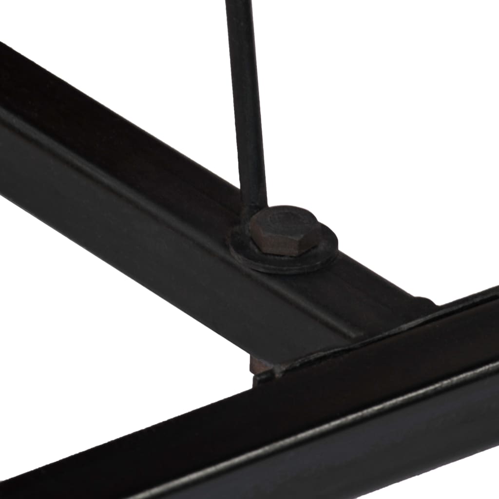 vidaXL Bartisch Traktor Massivholz Mango Rot 60x150x107 cm