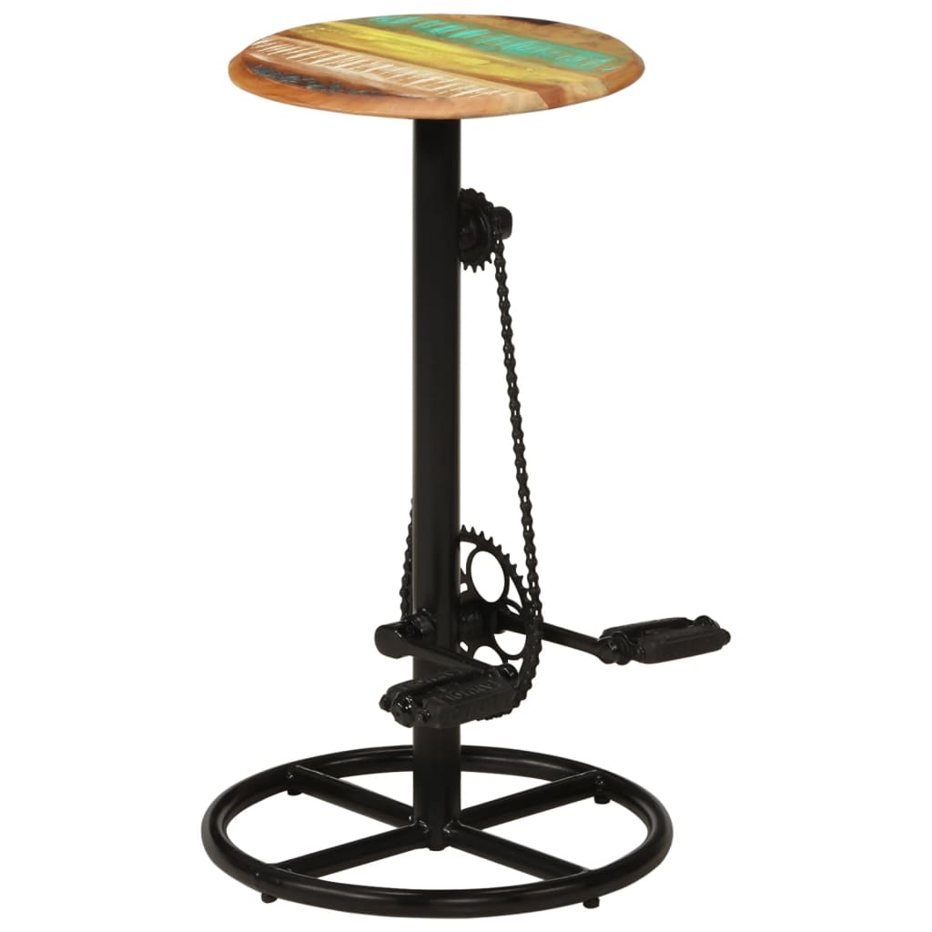 vidaXL Barhocker 2 Stk. Altholz Massiv