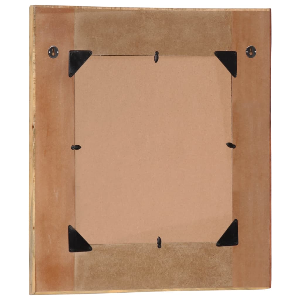 vidaXL Wandspiegel Altholz Massiv 60x60 cm