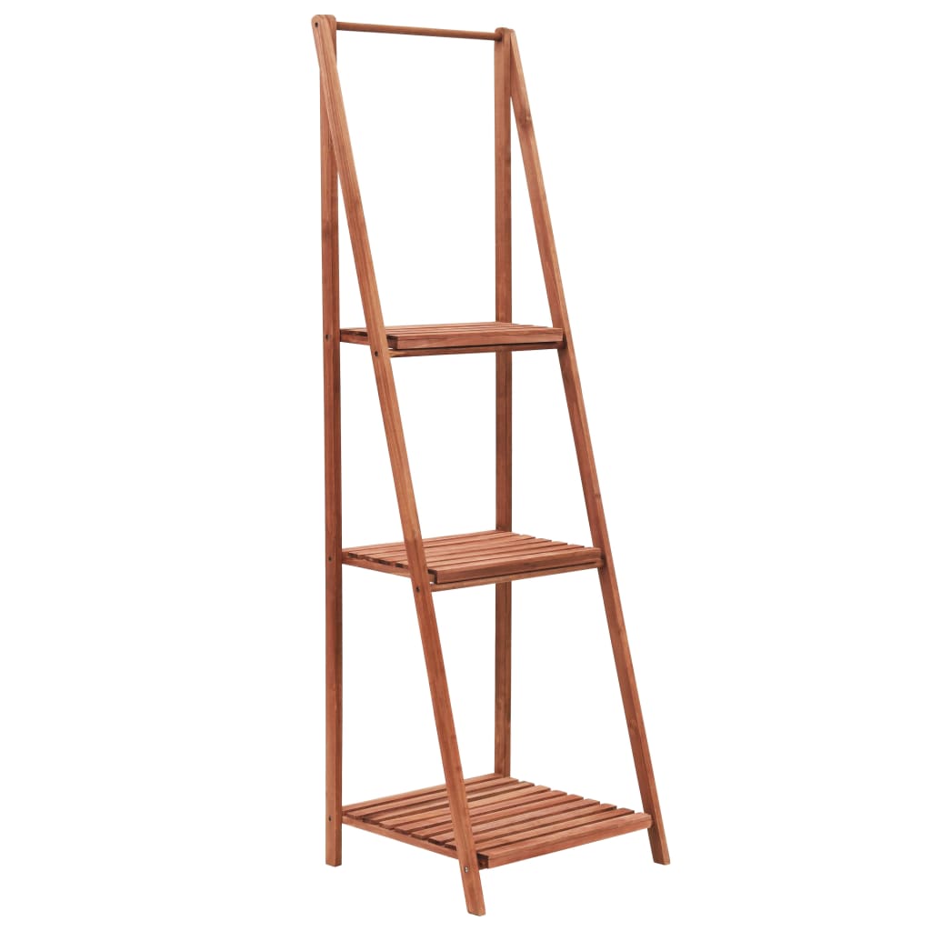 vidaXL 3-Tier Pflanzenständer Zedernholz 48x45x40 cm