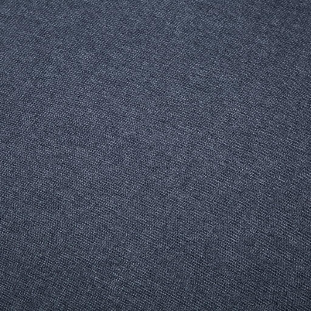 vidaXL Sofa in L-Form Stoffbezug 186 x 136 x 79 cm Dunkelgrau