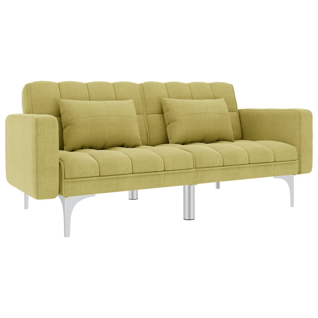 vidaXL Schlafsofa Creme Stoff