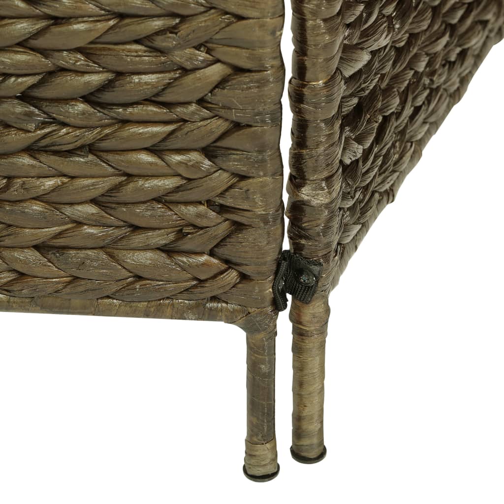 vidaXL 3-teiliger Paravent Braun 116×160 cm Wasserhyazinthe