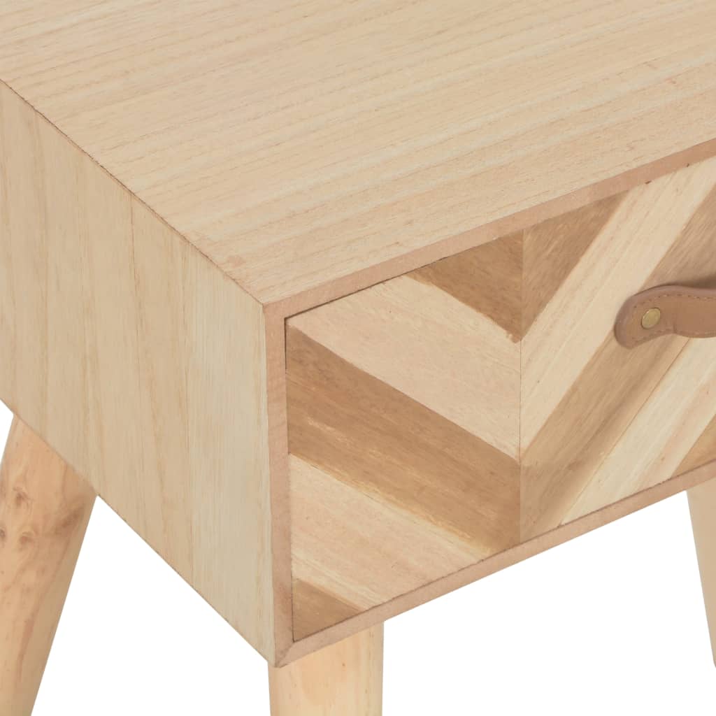 vidaXL Nachttisch mit Schublade 44×30×58 cm Massivholz