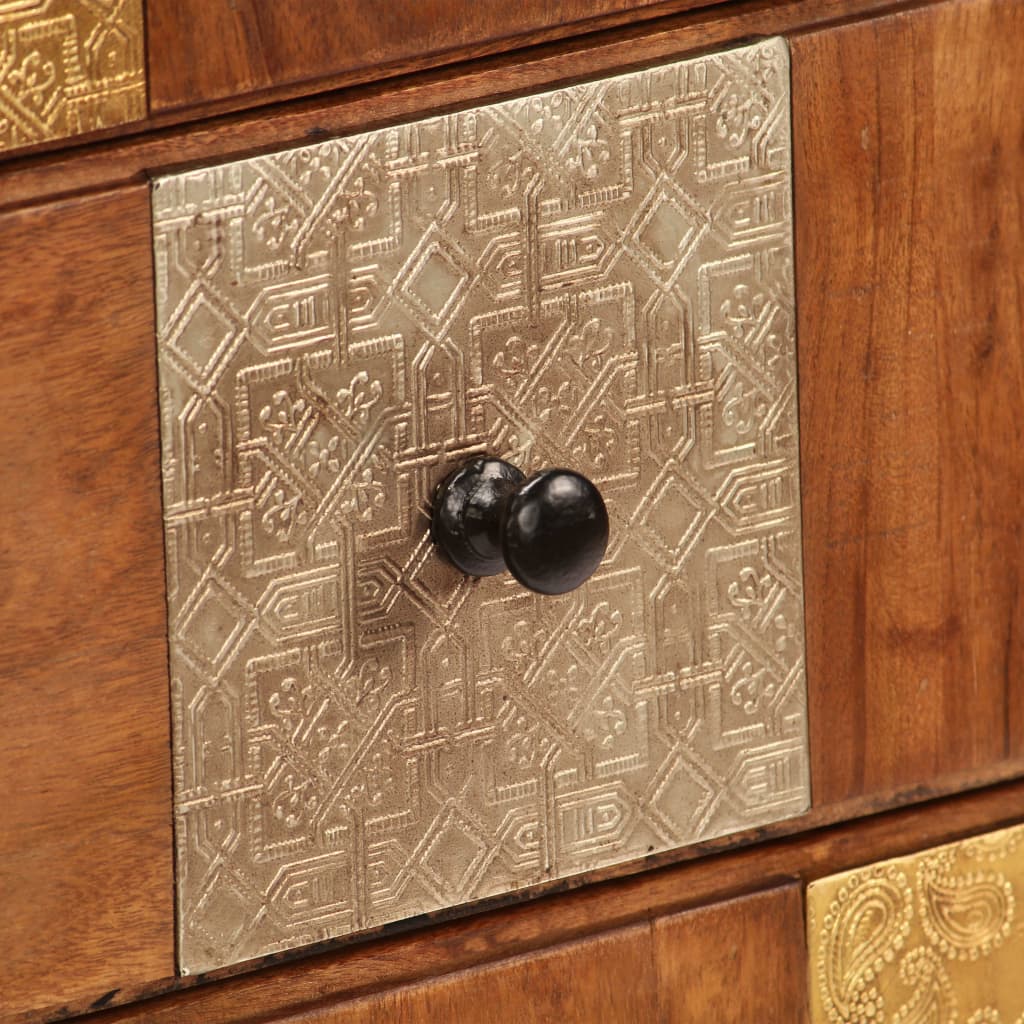 vidaXL Kommode 60x30x75 cm Massivholz Akazie