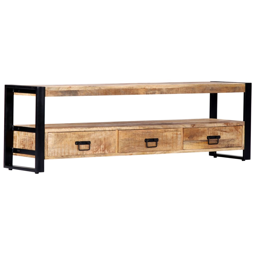 vidaXL TV-Schrank 150 x 30 x 45 cm Massivholz Mango
