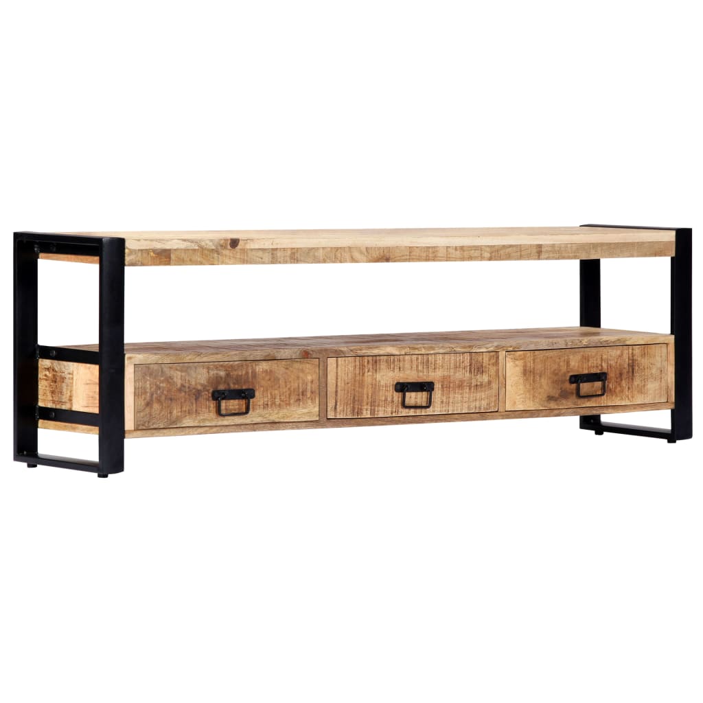 vidaXL TV-Schrank 150 x 30 x 45 cm Massivholz Mango