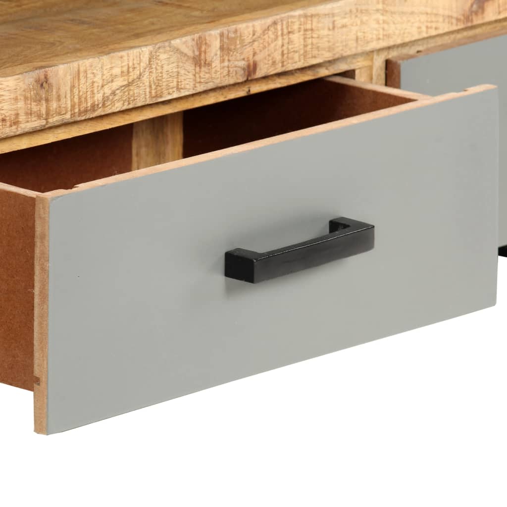 vidaXL TV-Schrank 130 x 30 x 50 cm Massivholz Mango