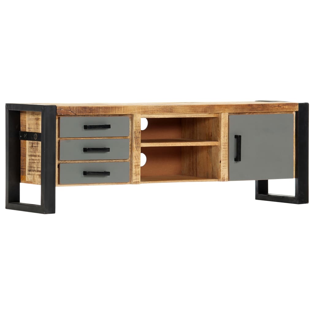 vidaXL TV-Schrank 130 x 30 x 50 cm Massivholz Mango