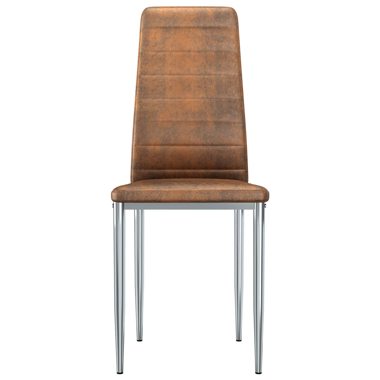 vidaXL Esszimmerstühle 2 pcs Braun 41,5 x 48 x 99 cm