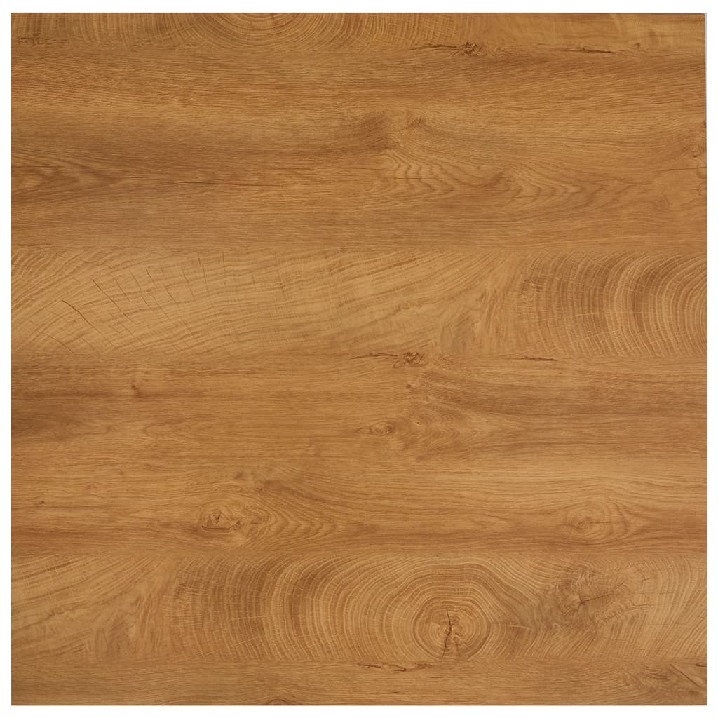 vidaXL Esstisch Eichefarben und Schwarz 80,5x80,5x73 cm MDF