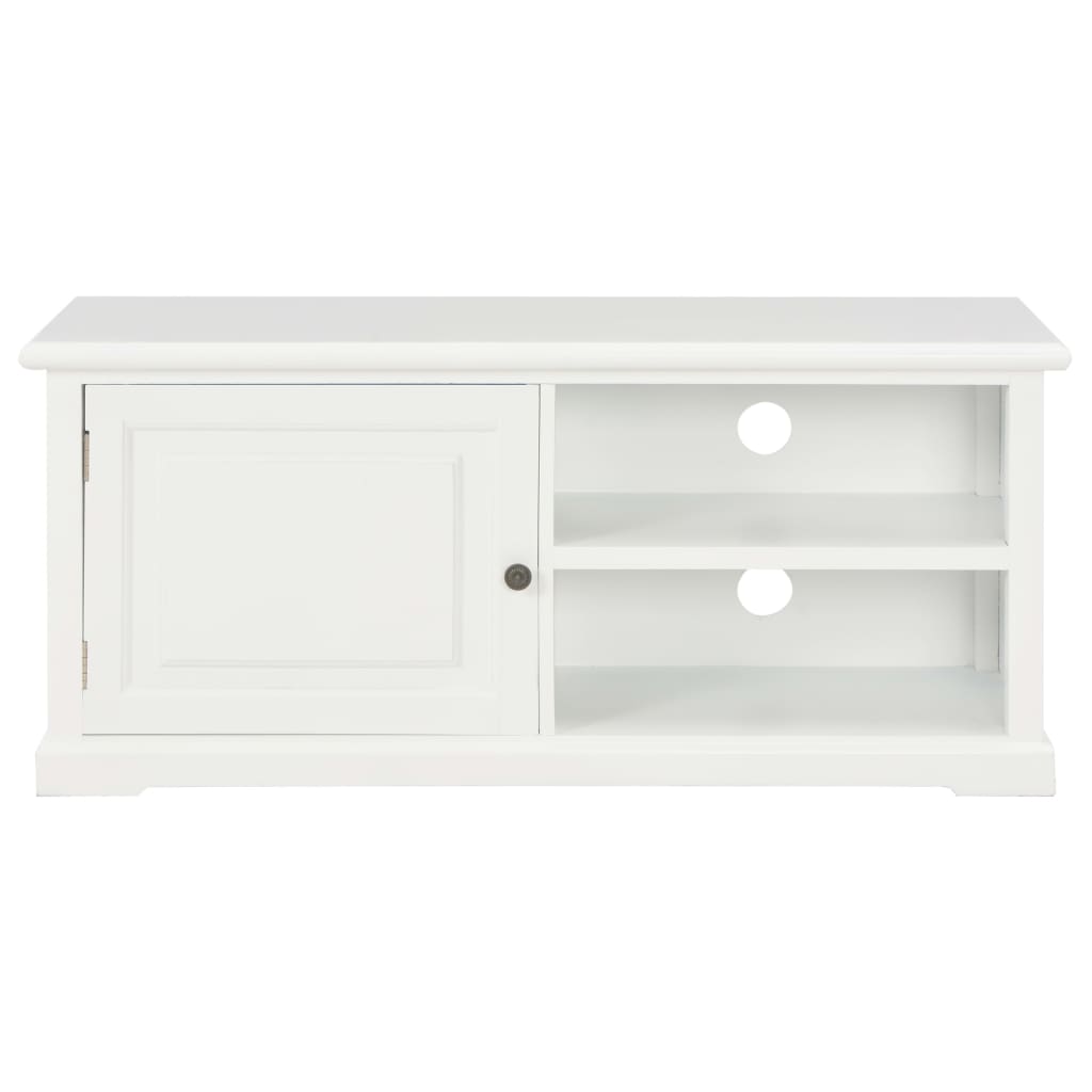 vidaXL TV-Schrank Weiß 90x30x40 cm Holz