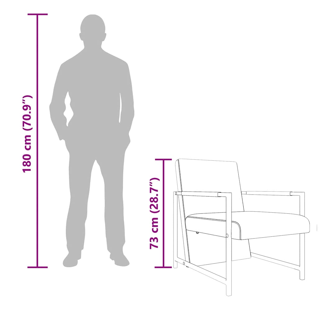 vidaXL Sessel 2 Stk. Verchromtes Gestell Schwarz Kunstleder
