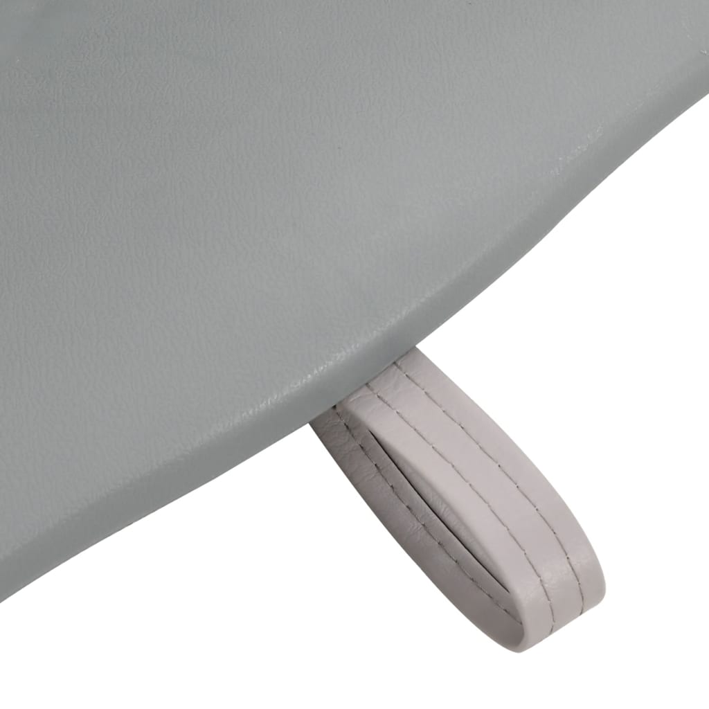 vidaXL 2-tlg. Bootssitz-Set Klappbar Grau