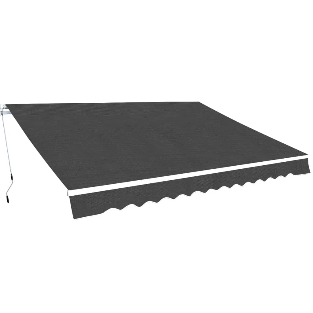 vidaXL Gelenkarmmarkise 400 cm Blau/Weiß