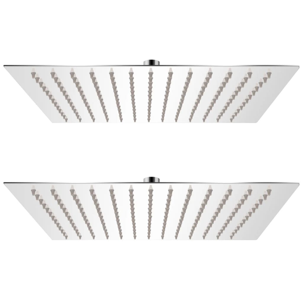 vidaXL Regenbrause Edelstahl 20 cm Rund