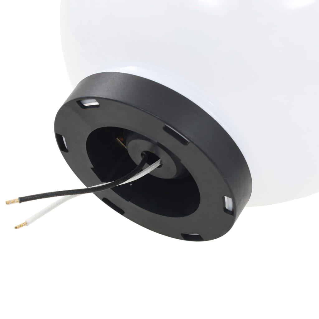 vidaXL LED-Gartenleuchten 4 Stk. Kugelförmig 20 cm PMMA