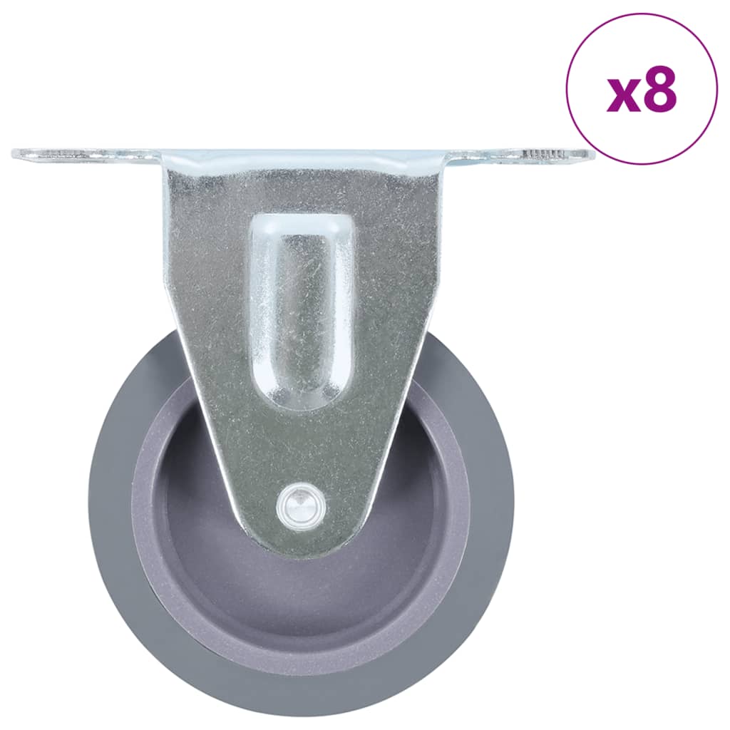 vidaXL Bockrollen 4 Stk. 75 mm