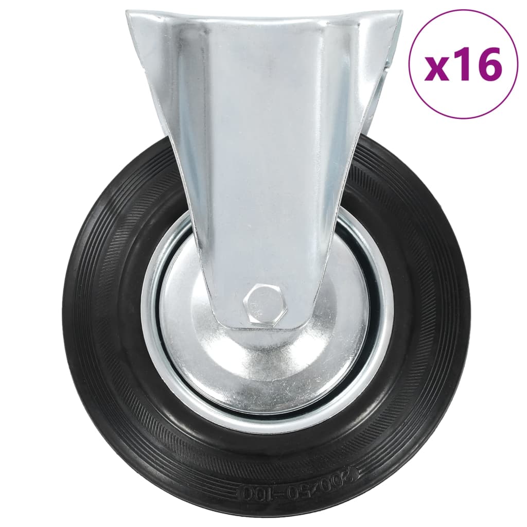 vidaXL Bockrollen 4 Stk. 200 mm