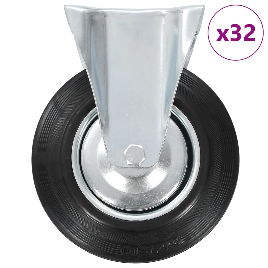 vidaXL Bockrollen 4 Stk. 200 mm